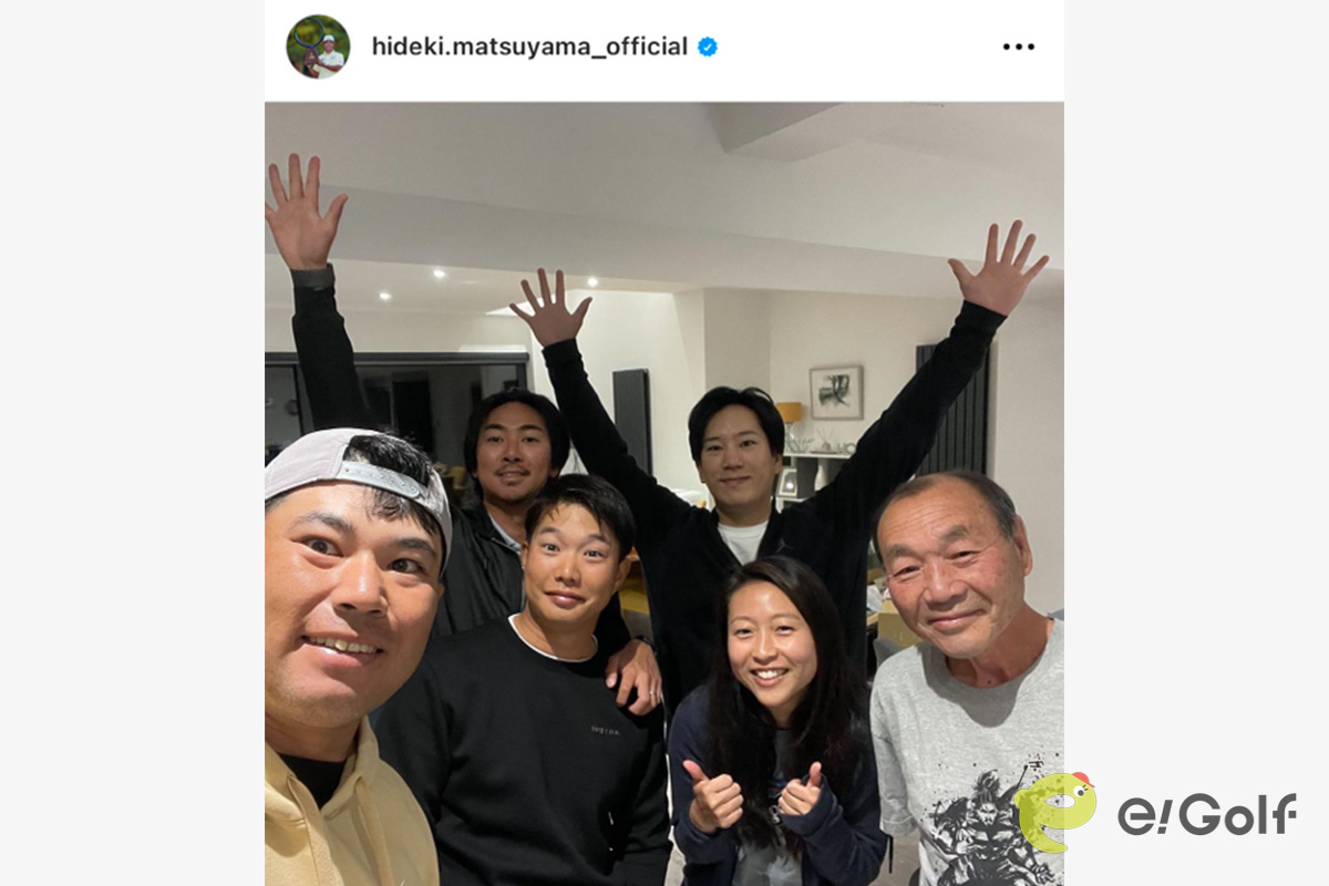 松山英樹のインスタグラム（@hideki.matsuyama_official）