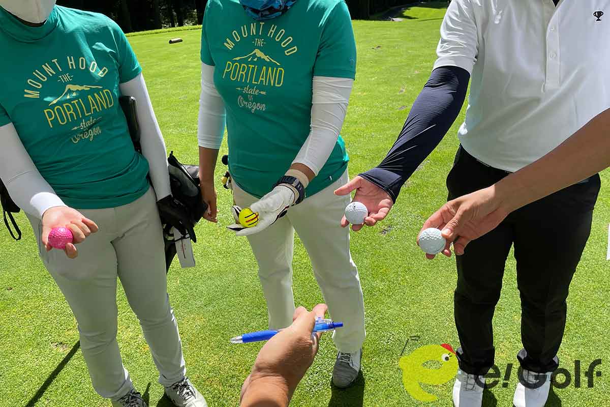 企業対抗レディスに参加された女性ゴルファー