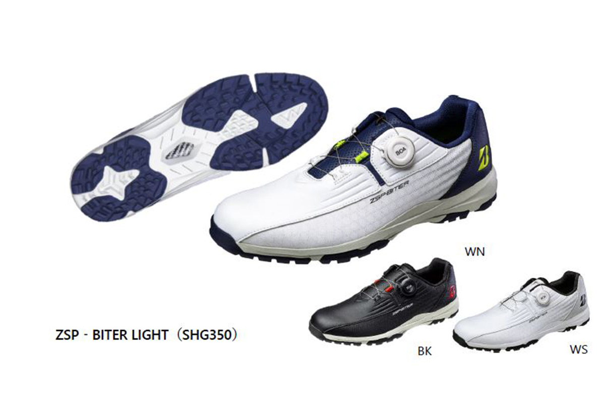 2年振りにリニューアルしたブリヂストンスポーツのスパイクレスシューズ「ゼロ・スパイク バイター ライト」