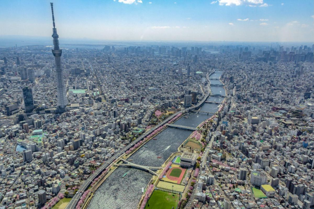 隅田川　写真：AirX提供