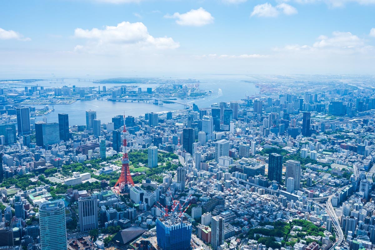 東京都心　写真：AirX提供