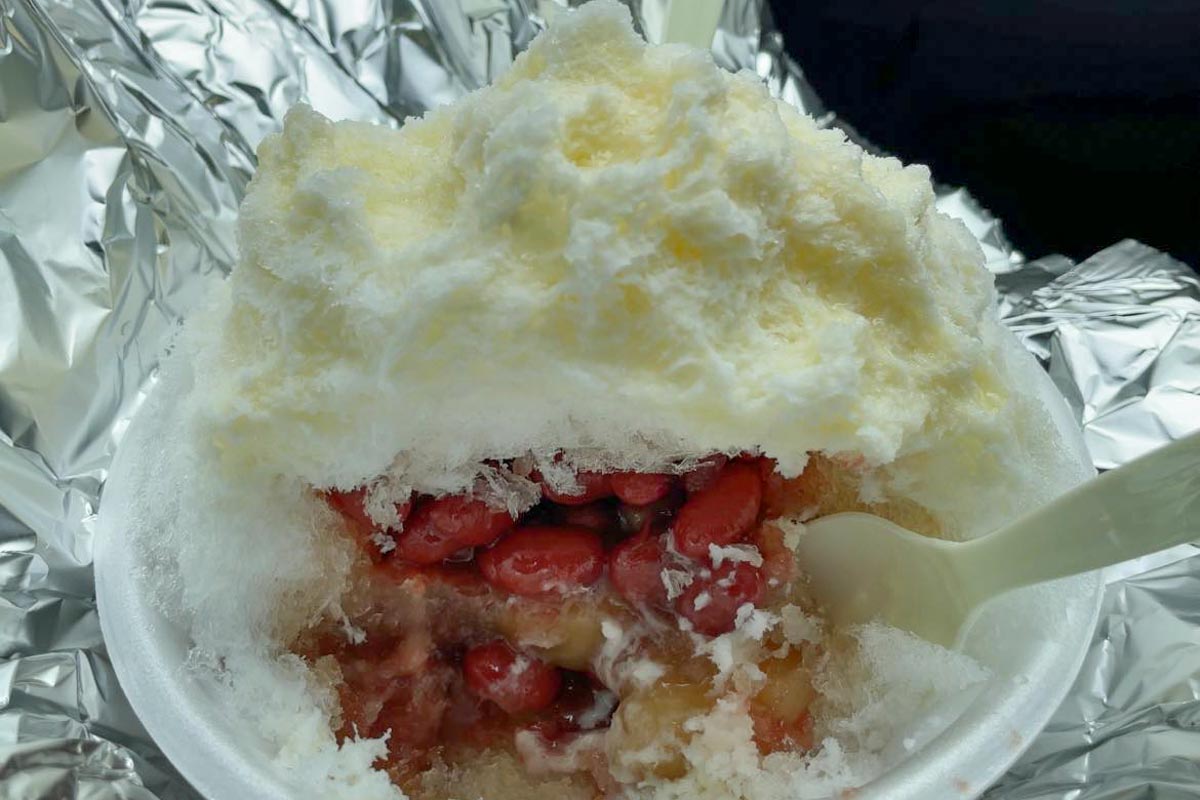 この金時豆が柔らかくて美味しい