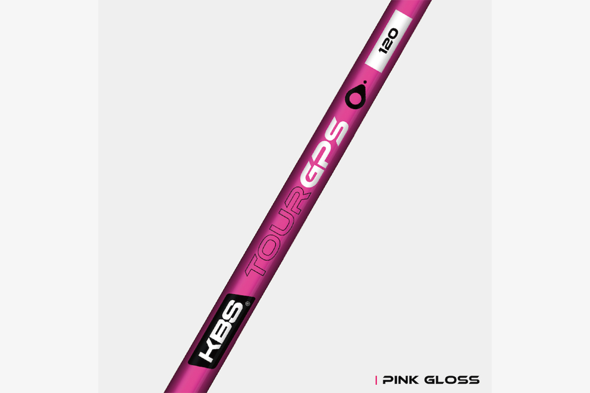 「KBS」初のパター用カーボンシャフト「GPS -GRAPHITE PUTTER SHAFT-」「Pink Gloss」カラー
