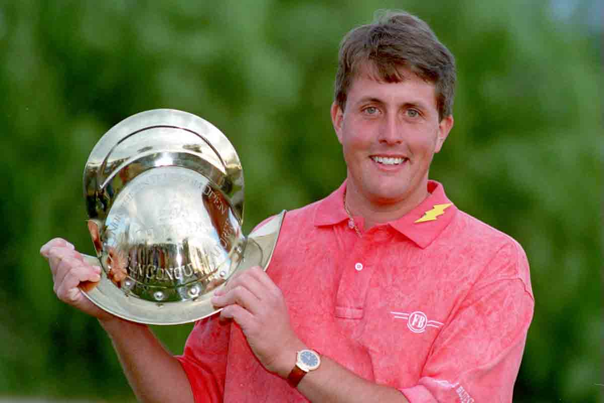 1995年ノーザンテレコム・オープンでのフィル・ミケルソン　写真：Getty Images