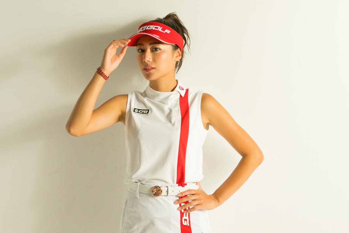 CPG GOLFと所属契約を交わしたアマチュアゴルファー奈奈さん