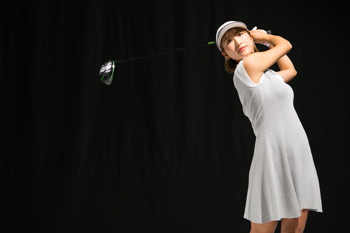 CPG GOLFとウエア契約を交わしたプロゴルファー井上莉花