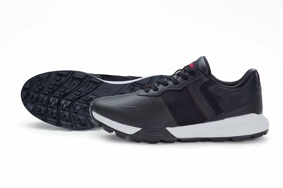 スパイクレスシューズ「BRIEFING×BRIDGESTONE GOLF LEATHER LOW」ブラック