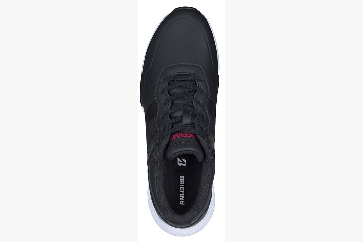 スパイクレスシューズ「BRIEFING×BRIDGESTONE GOLF LEATHER LOW」ブラック
