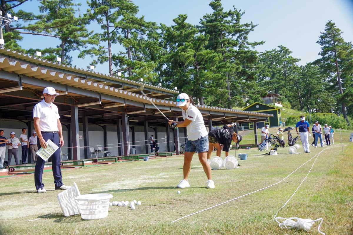 「ゴルフで健康寿命を伸ばそう！プロジェクト in NOTO CC」　写真：日本ゴルフ協会提供