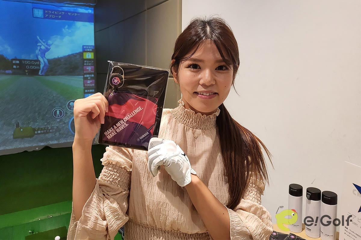 ワンオン達成し、ヤマハオリジナルボールクリーナーをget