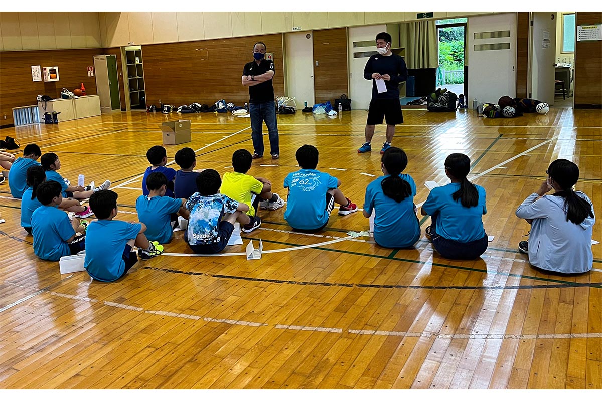 スポーツ少年団の子供たちに「GEAR」を提供