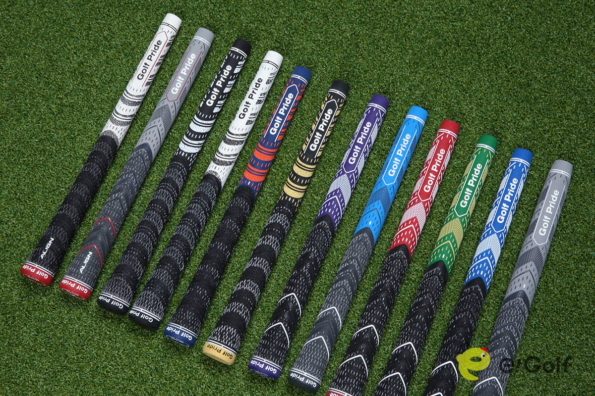 「ゴルフショップマジック大試打会」に出展するゴルフプライドのグリップ