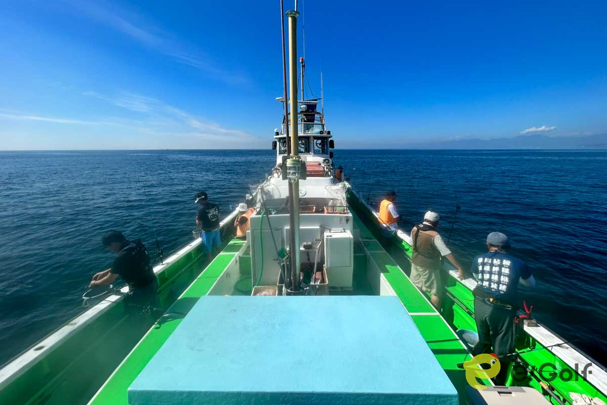 釣り船ちがさき丸に乗船