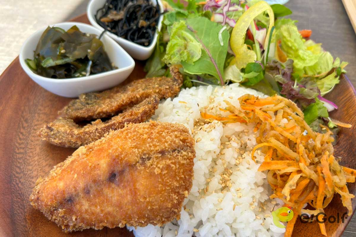 ちがさき丸自慢のフライプレートおいしい