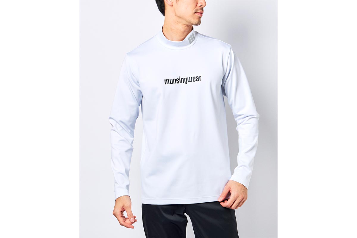 ウォームダール（レアメタル）モックネックシャツ　1万9800円