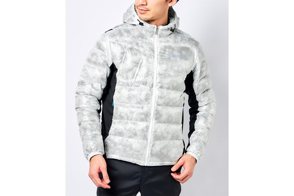 はっ水クリアシェルパディングブルゾン　3万6300円