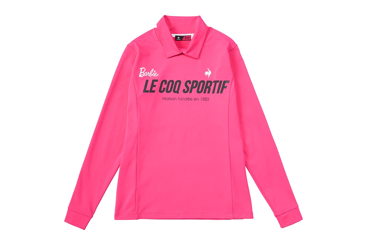 【Barbie×le coq sportif】ハイネックロゴシャツ　1万4300円（税込み）