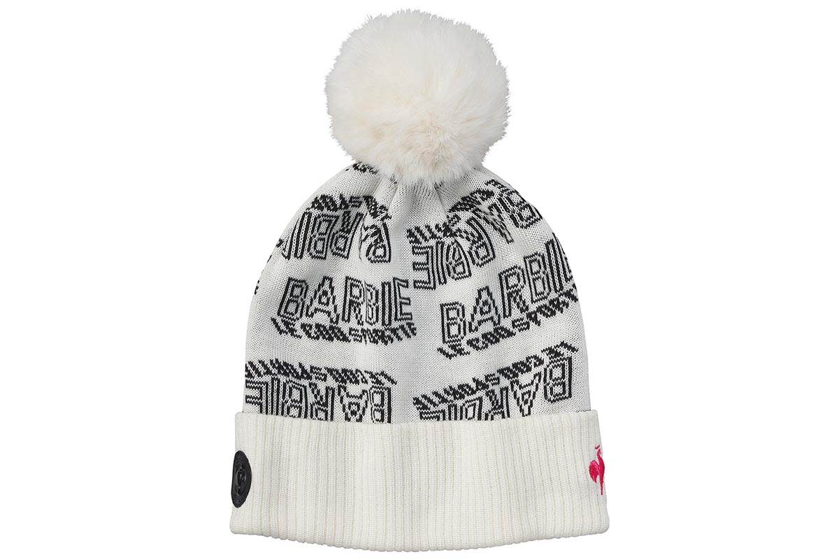 【Barbie×le coq sportif】ニットキャップ　6490円（税込み）