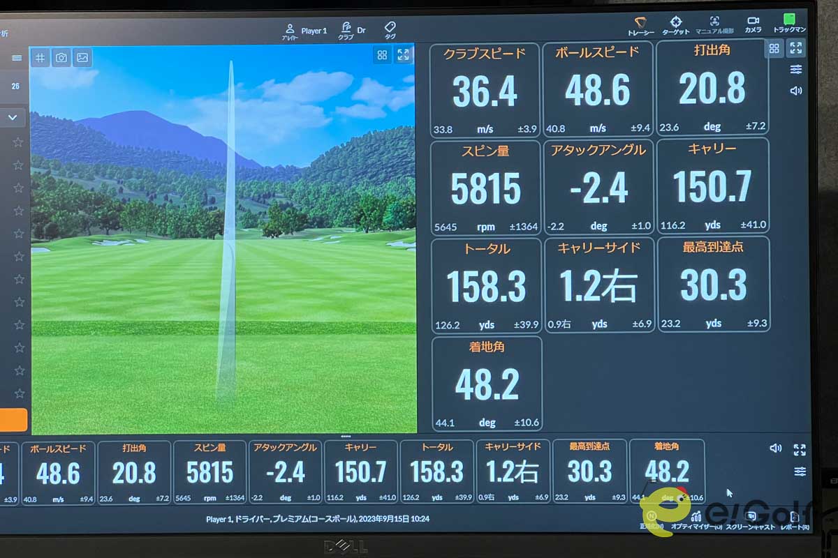 「Mizuno Pro 241」の試打データ