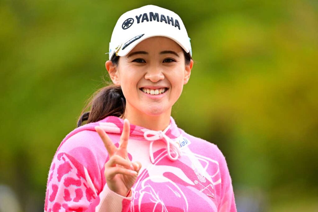 73位タイから8位タイへ急浮上した永井花奈 前日より10打もスコアが良く