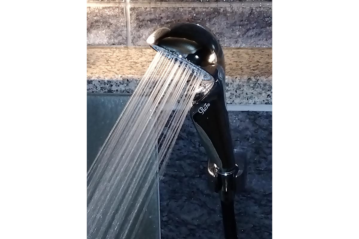 今回導入された“Refa”のシャワーヘッド