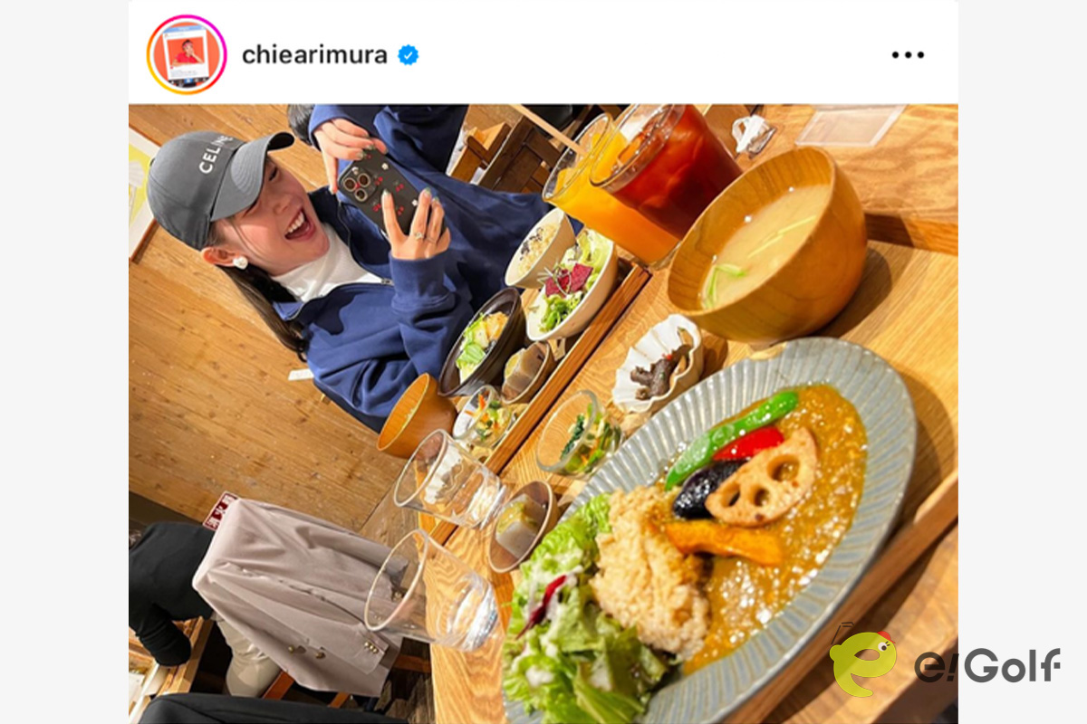 有村智恵のインスタグラム（@chiearimura）より