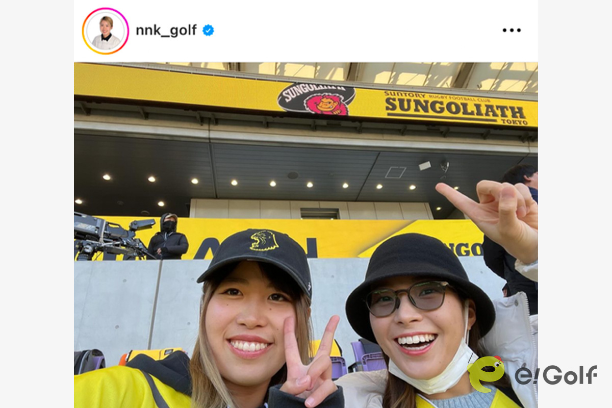 上野菜々子のインスタグラム（@nnk_golf）より