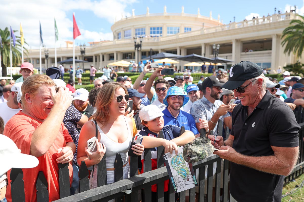 いまだ「グレート・ホワイト・シャーク」としてのカリスマ性を発揮するグレッグ・ノーマン　写真：Getty Images