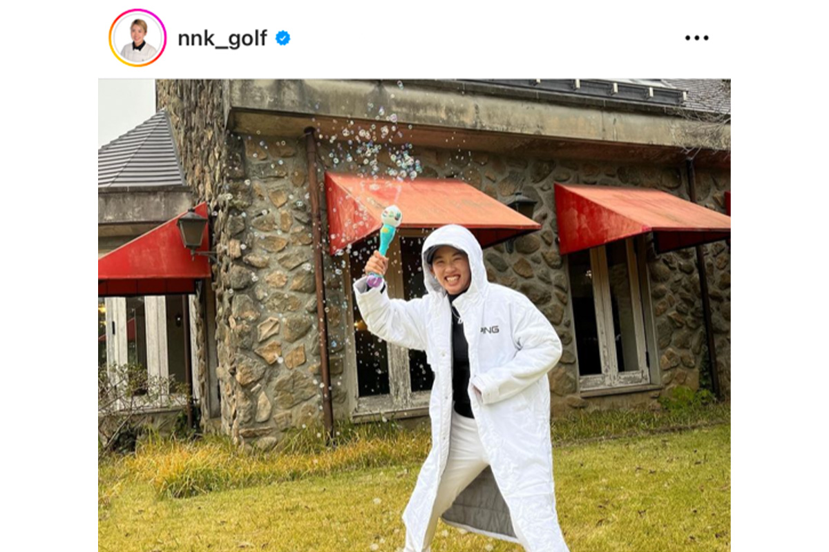 上野菜々子のインスタグラム（nnk_golf）より