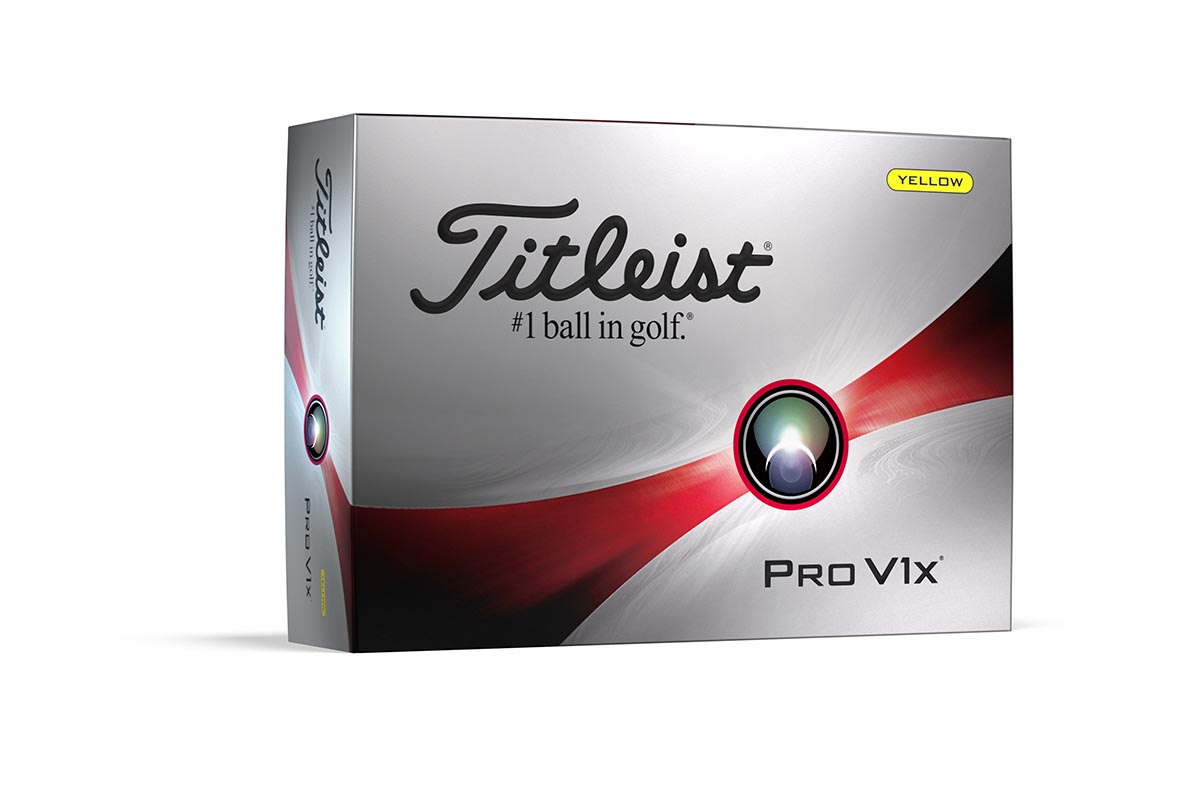 タイトリストNEW「プロV1x」（イエロー）