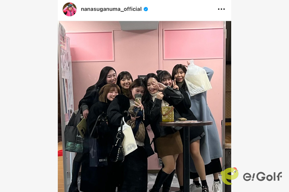 菅沼菜々のインスタグラム（@nanasuganuma_official）より