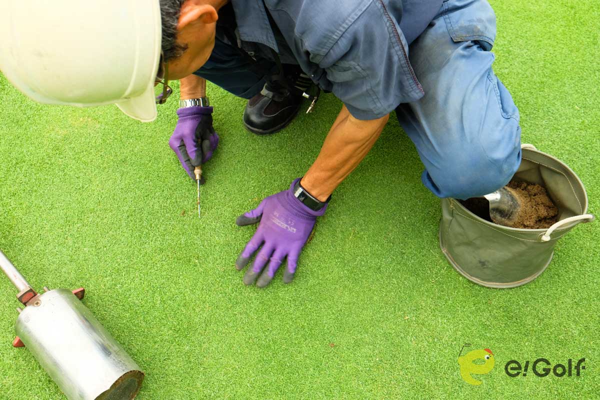 丸く残った継ぎ目を整え、見えづらくして出来上がり