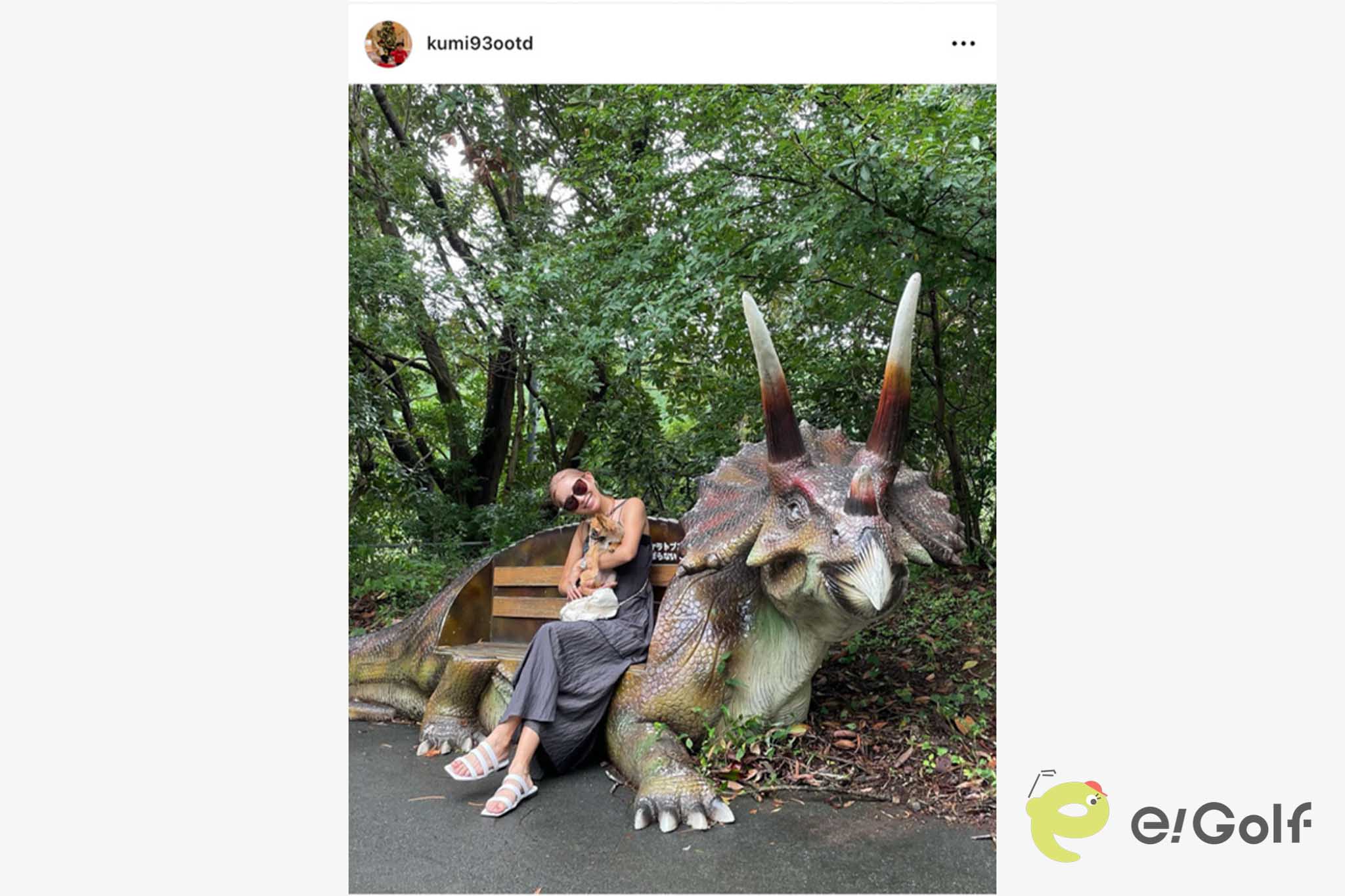 金田久美子のインスタグラム（@kumi93ootd）より