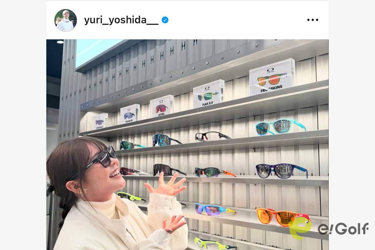 吉田優利のインスタグラム(@yuri_yoshida__)より