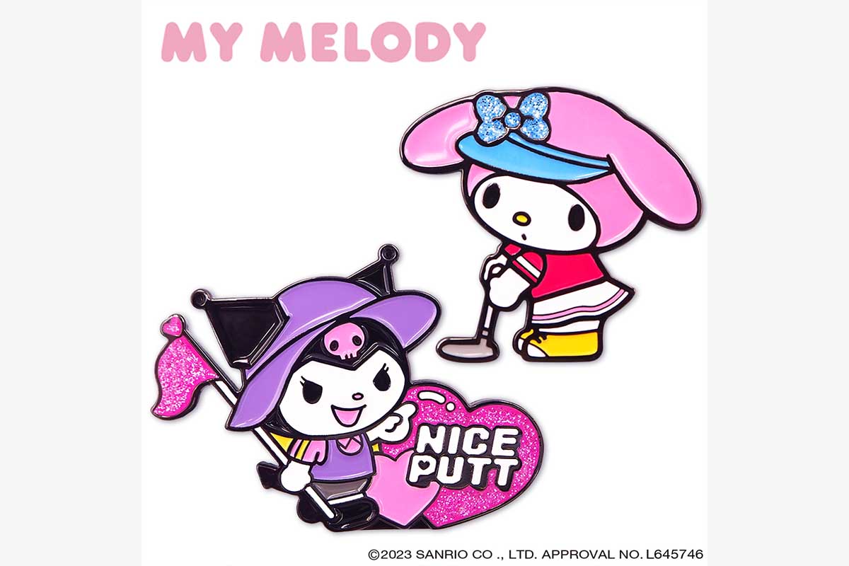 マイメロディ＆クロミ ゴルフマーカ―