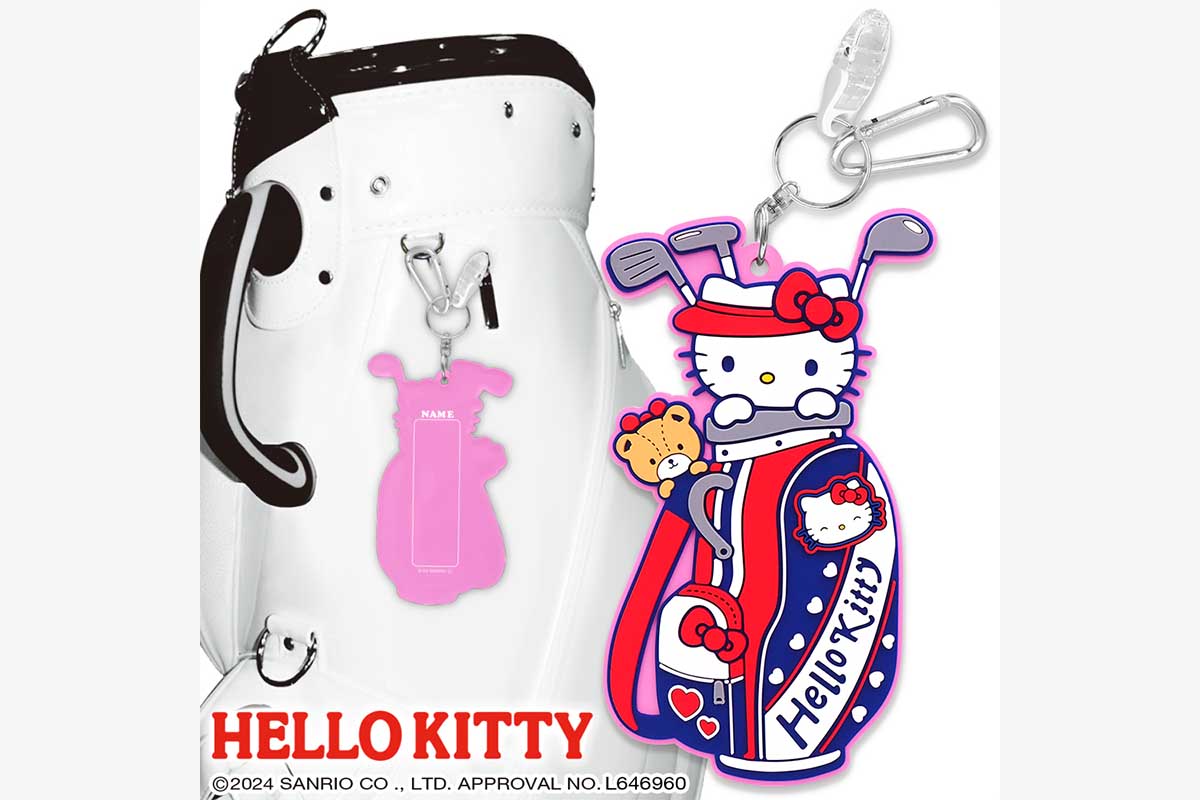 ハローキティ ネームプレートゴルフver.（ラバー素材）