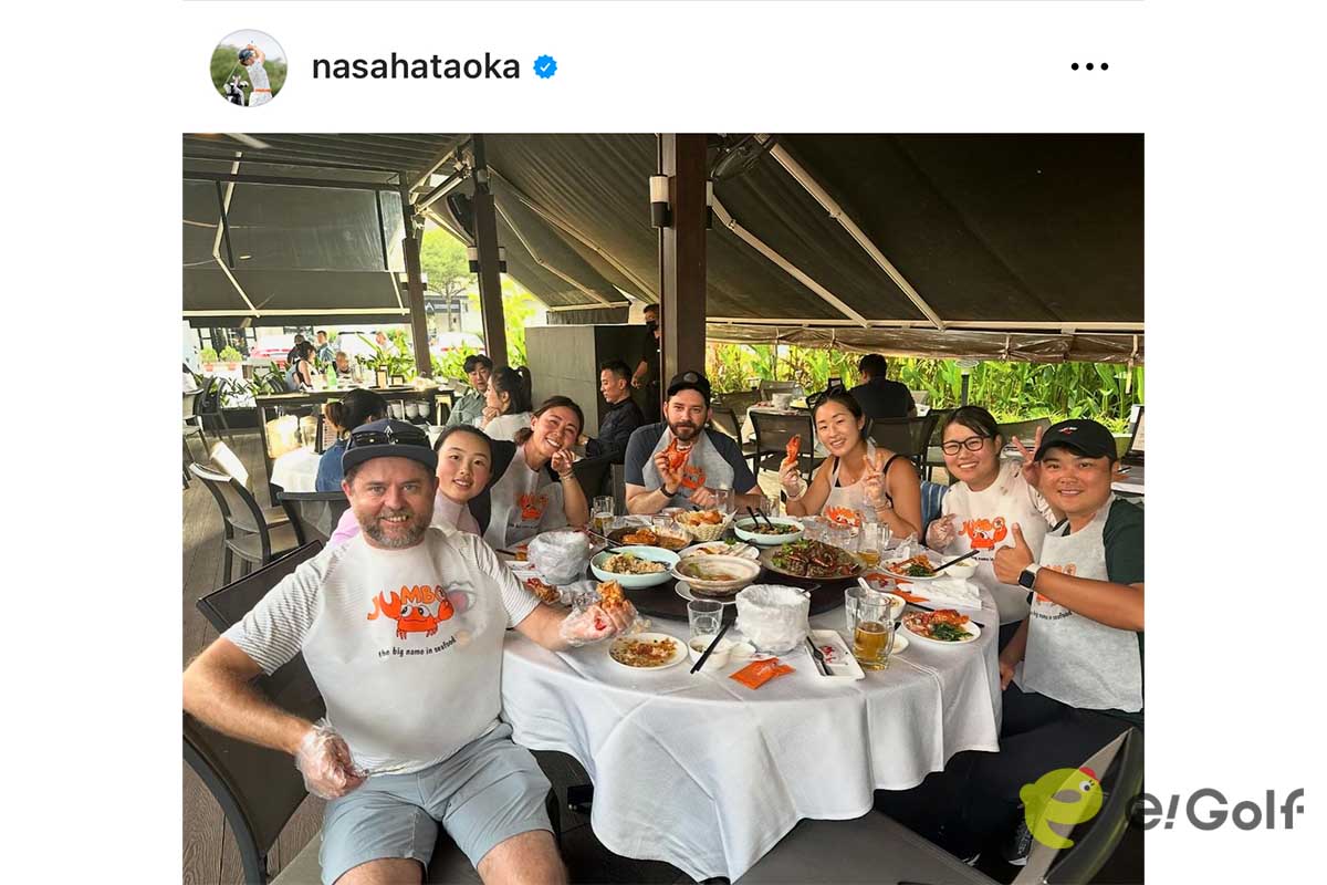 畑岡奈紗のインスタグラム（@nasahataoka）より