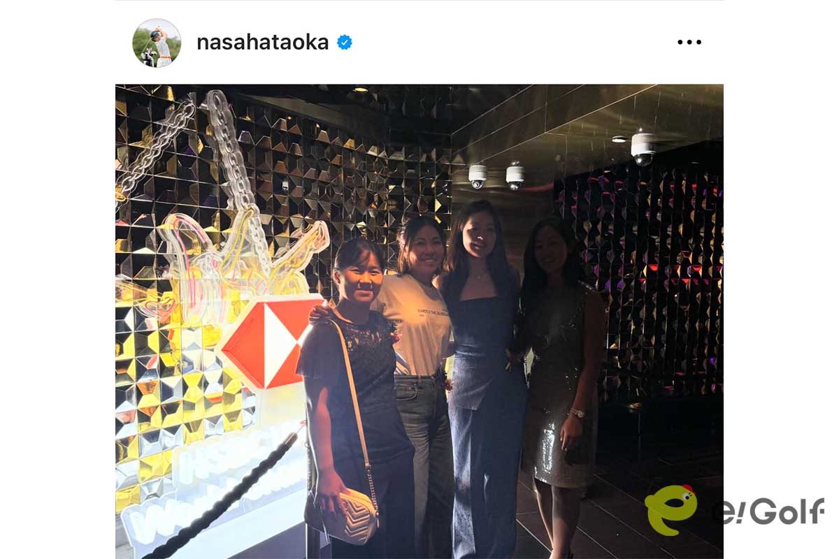 畑岡奈紗のインスタグラム（@nasahataoka）より