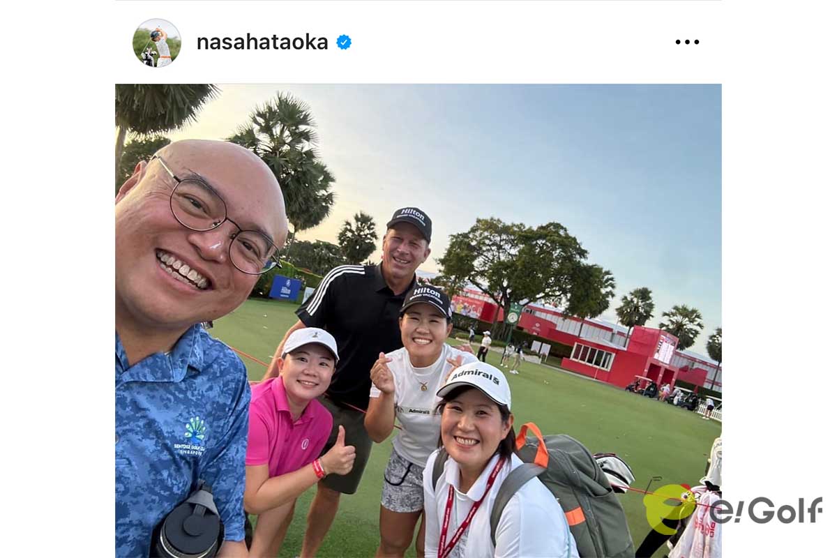 畑岡奈紗のインスタグラム（@nasahataoka）より