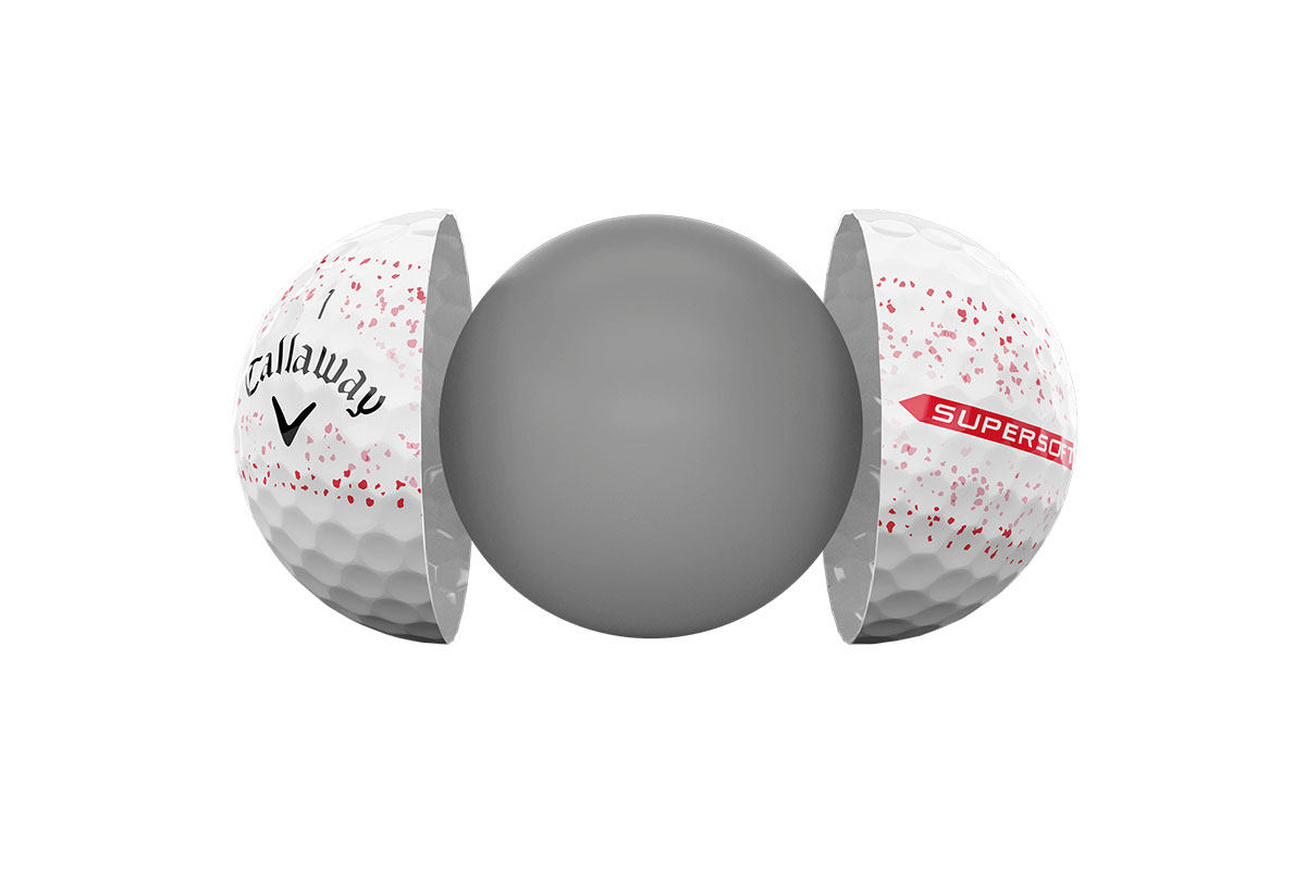 数量限定販売の「SUPERSOFT SPLATTER 360 ボール」。ブルーとレッドの2色