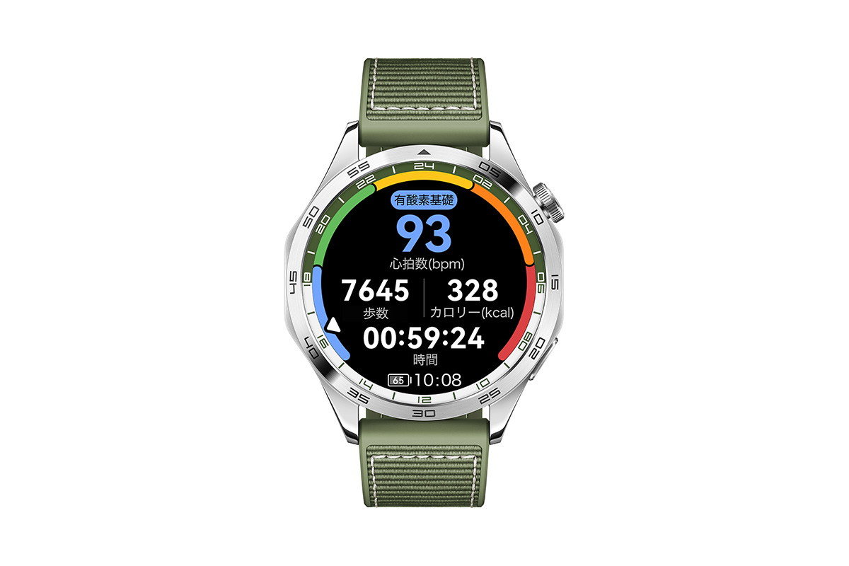 「HUAWEI WATCH GT 4」に追加されたゴルフ機能でのヘルスケア画面