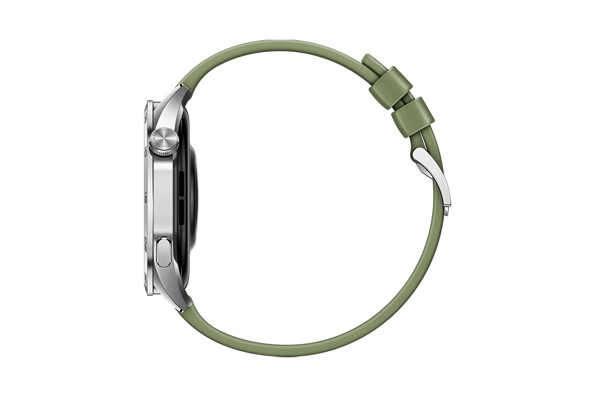 新たに追加されたモデル「HUAWEI WATCH GT 4」グリーン　3万6080円（税込み）