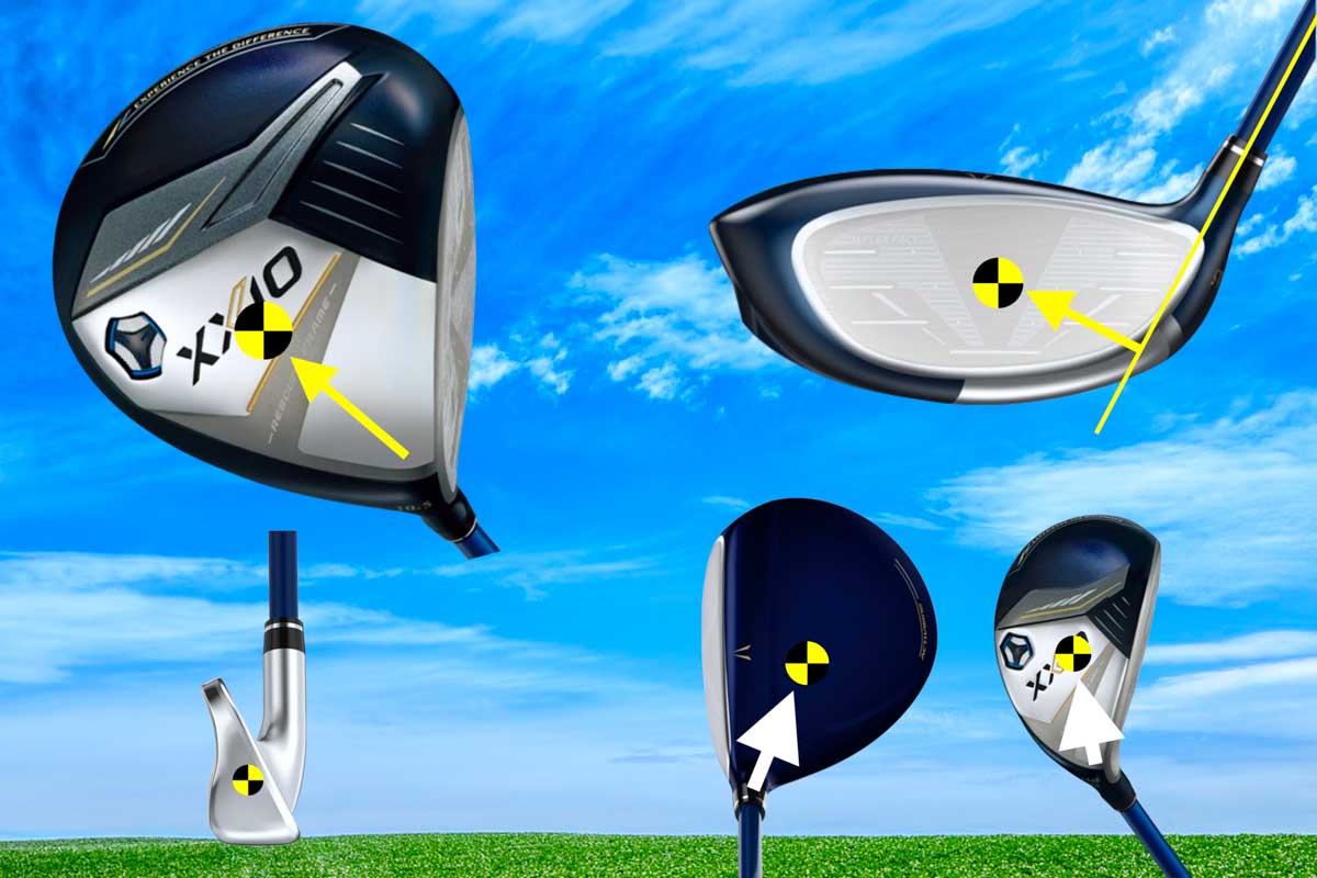 ヘッド体積が大きいドライバーに採用されたボールのつかまりをよくする「ドローバイアス」は、ヘッド体積が小さい他の番手には「標準装備」されている