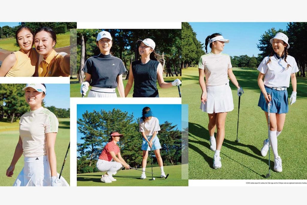アディダスゴルフから森田遥＆唯が着こなす2024春夏コレクション