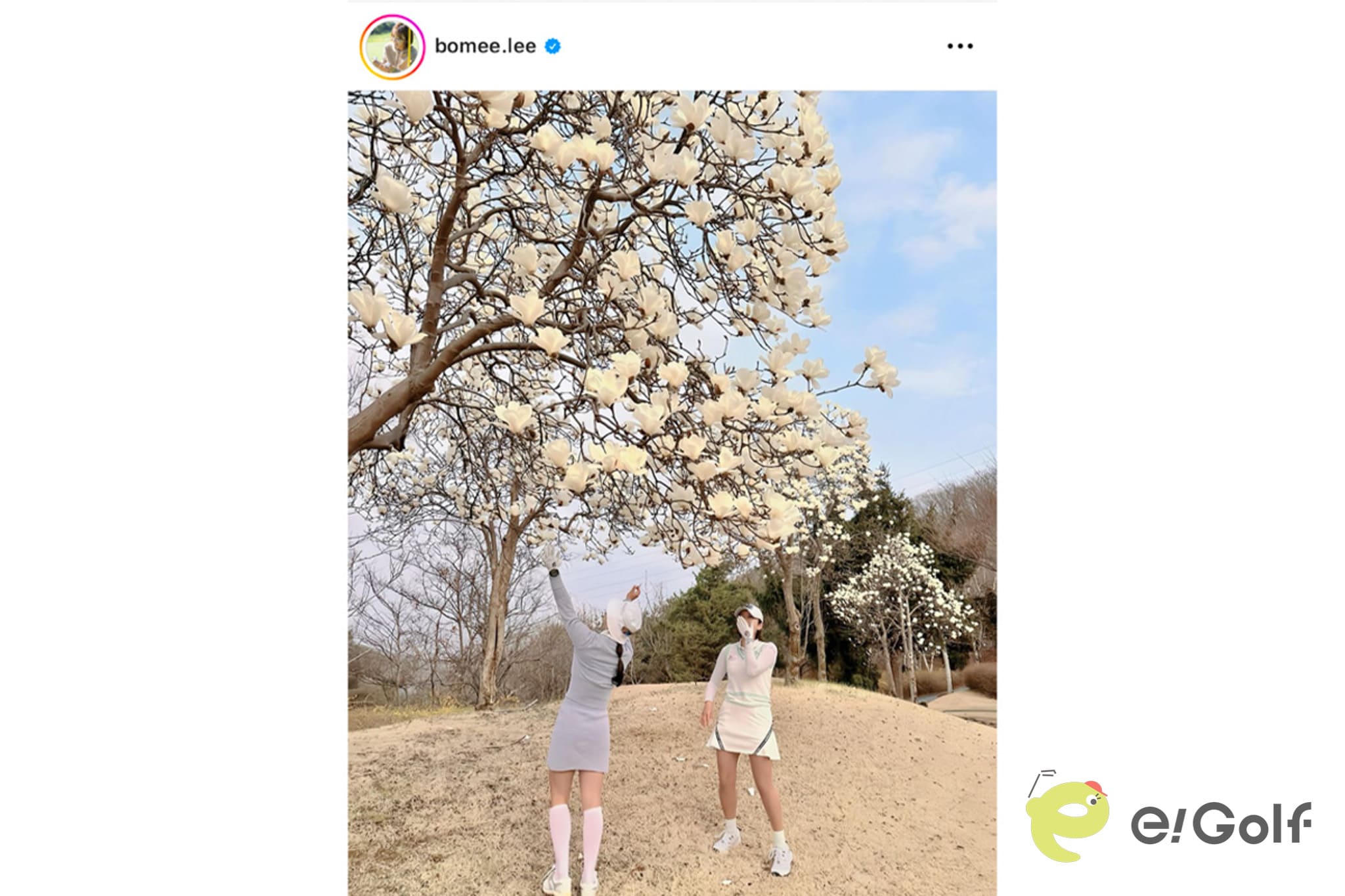 イ・ボミのインスタグラム（@bomee.lee）より