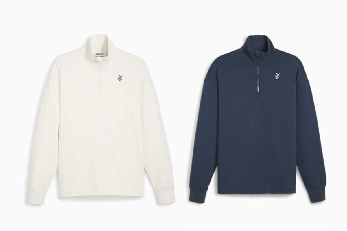 PUMA × QGC　ハーフジッププルオーバー　1万6500円（税込み）