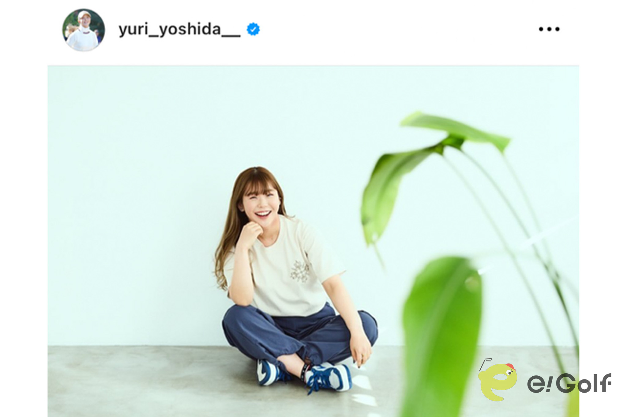 吉田優利のインスタグラム（@yuri_yoshida__）より