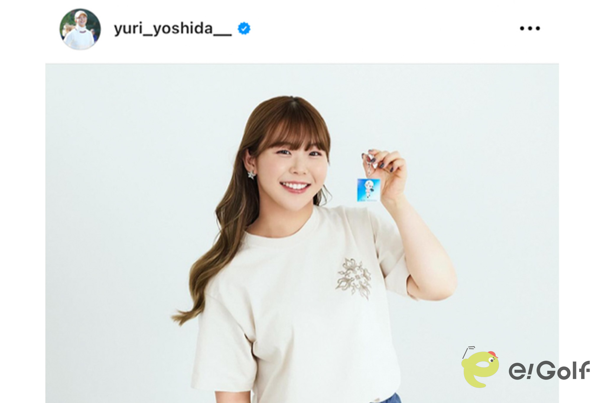 吉田優利のインスタグラム（@yuri_yoshida__）より