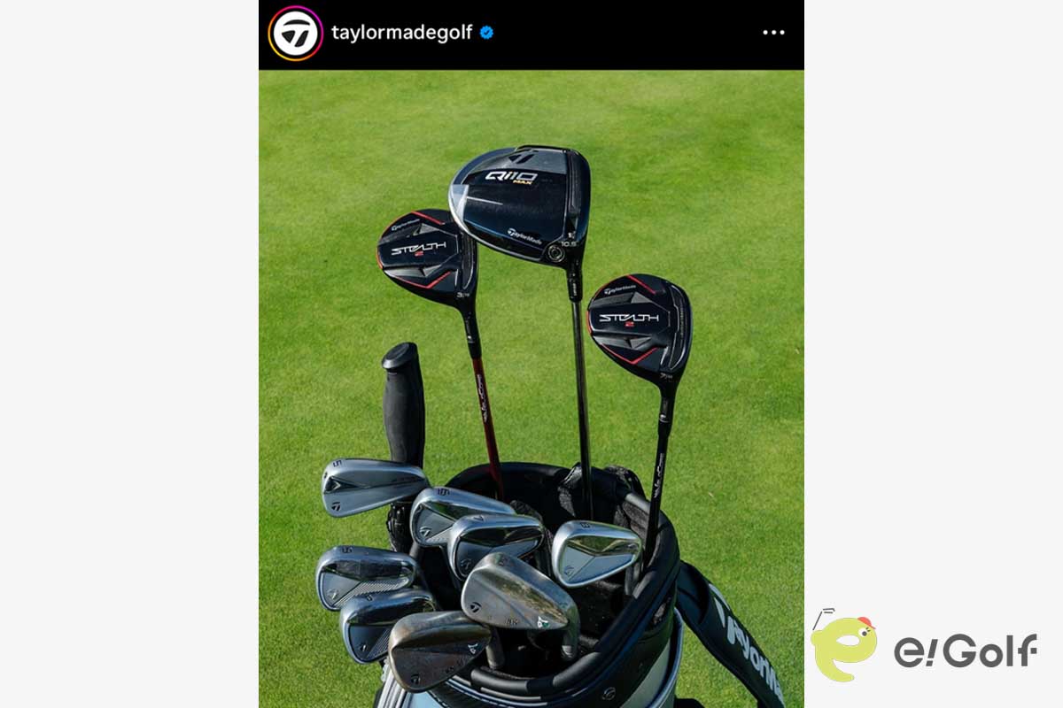 テーラーメイドのインスタグラム（@taylormadegolf）