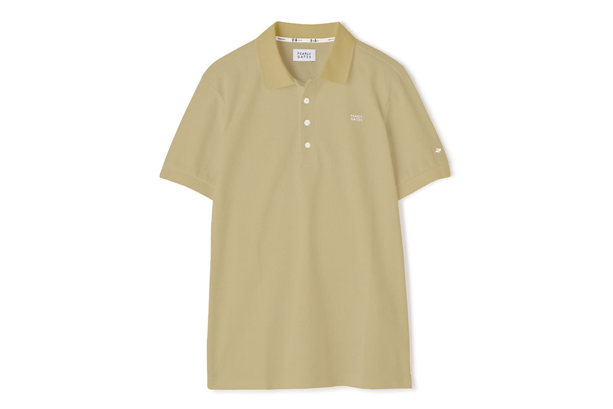 「パーリーゲイツ エッセンシャル」 ベージュカラー　ポロシャツ
